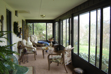 Example of a classic sunroom design in Atlanta