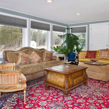 Sunroom Before with traditional furniture