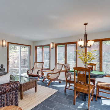 Sunroom Offers Spectacular Views of the Garden