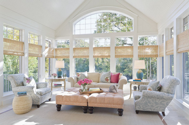 Traditional Sunroom by Lucy Interior Design