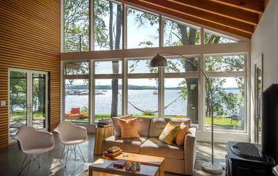 Houzz Tour: Flexing New Design Muscles on a Vermont Lake