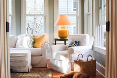 Inspiration for a timeless sunroom remodel in Charleston