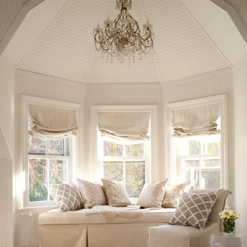 Traditional Vaulted Ceiling Sunroom