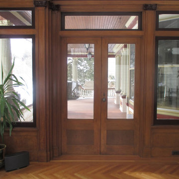 Upper Montclair, NJ Oak Wood Sun Room Restoration