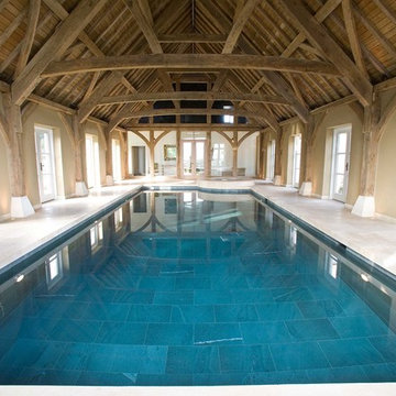 Barn Conversion Indoor Swimming Pool in Oxfordshire