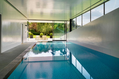 Inspiration for a contemporary swimming pool in London.