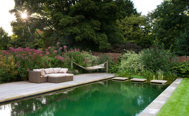 Traditional Swimming Pool & Hot Tub by Amanda Patton Landscape & Garden Design