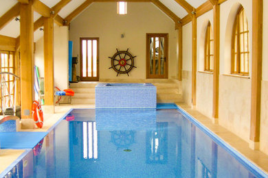 Design ideas for a classic swimming pool in West Midlands.