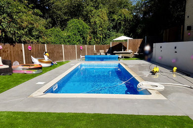 Modern swimming pool in Essex.