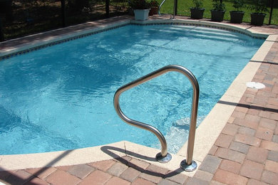 This is an example of a swimming pool in Surrey.