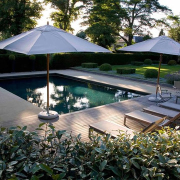 Outdoor Swimming Pool Nestled in the Surrey Hills