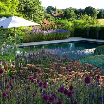 Outdoor Swimming Pool Nestled in the Surrey Hills