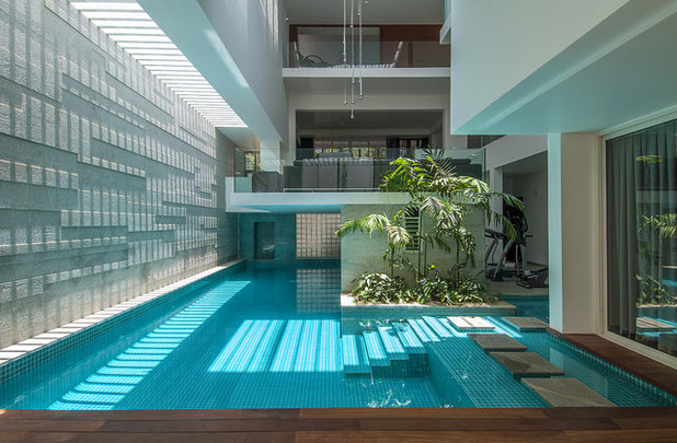 Contemporary Swimming Pool by Architecture Paradigm