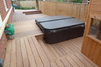 This is an example of a contemporary terrace in Surrey.