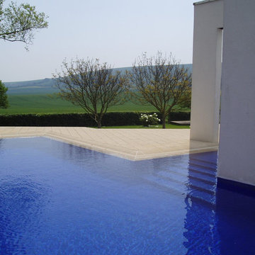 Stunning Blue Outdoor Swimming Pool in Sussex