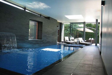 Inspiration for a contemporary swimming pool in Other.