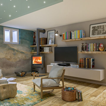 Legno e colore per la nuova casa - progetto in corso