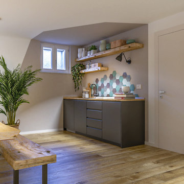 Legno e colore per la nuova casa - progetto in corso