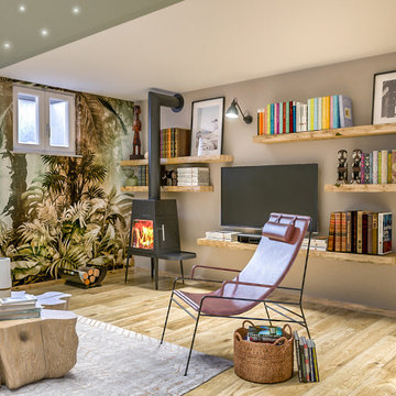 Legno e colore per la nuova casa - progetto in corso