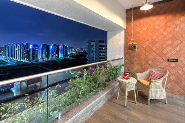 Asian Balcony by Aangan Architects