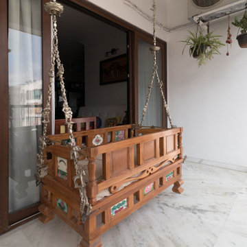Apartment with traditional Indian Interior