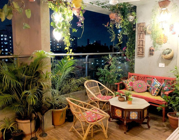 Eclectic Terrace by Ariyona Interior