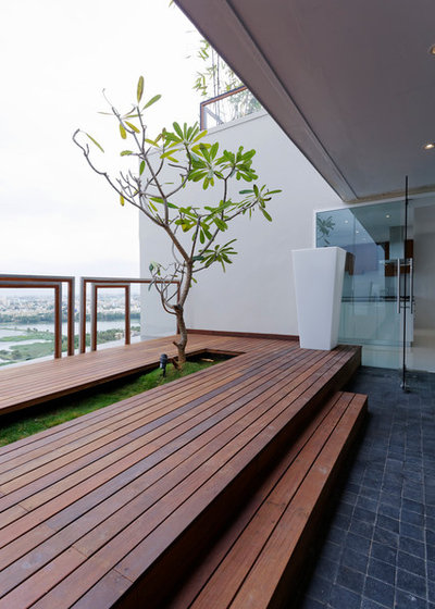 Contemporary Balcony by Fulcrum Studio