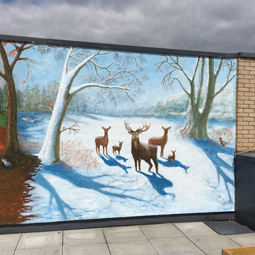 4 seasons mural: Winter
