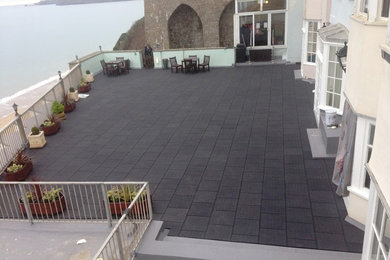 Balcony tile installation Tenby South Wales