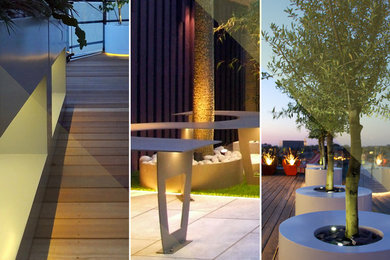 Design ideas for a modern terrace in London.