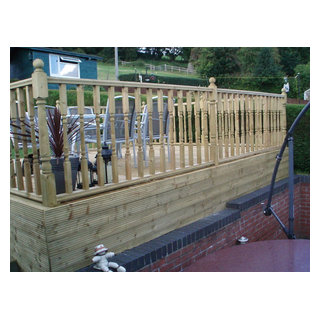 Fully enclosed Deck - Traditional - Deck - Other - by S&K Plastering ...