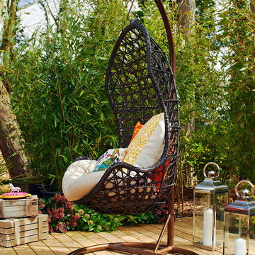 Indoor Outdoor Rattan Garden Hanging Chair