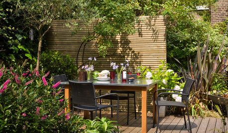 Garden Tour: A Chic London Retreat with a Restaurant Terrace Feel