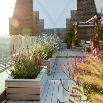 Large roof terrace in London