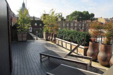 This is an example of a contemporary terrace in London.