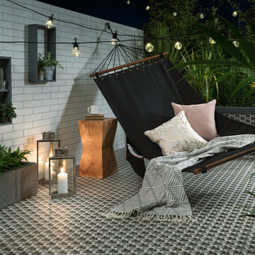 Monogeo Shard Geometric Printed Tile