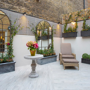 Inspiration for a contemporary terrace in London.