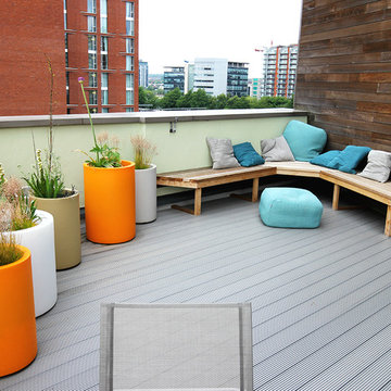 Vibrant Roof Terrace in Leeds City Centre