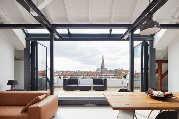 Contemporáneo Terraza y balcón by fluidlab architektur design