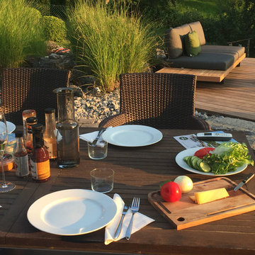 Genuss im Garten: Outdoorküche und Lounge Terasse