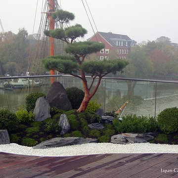 Zengarten auf Dachterrasse