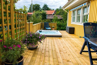 Example of a danish deck design in Stockholm