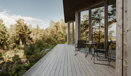 Houzz Швеция: Архитектура, которая сливается с ландшафтом