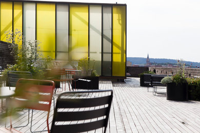 Moderne Terrasse in Göteborg