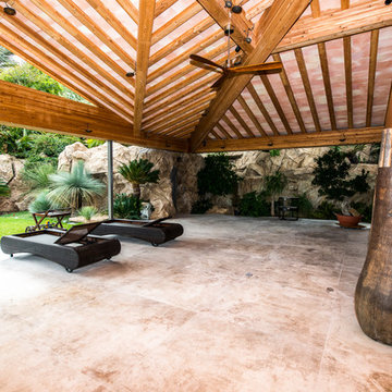 Carrelage effet atelier de peinture