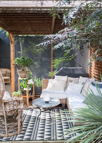 Eclectic Terrace by Jours & Nuits