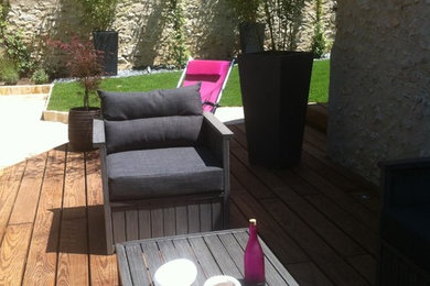 Moderne Terrasse in Angers