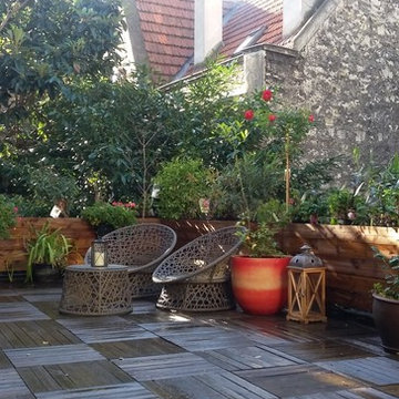 Jardin sur un toit terrasse