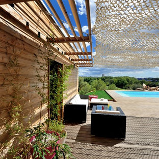 Méditerranéen Terrasse En Bois