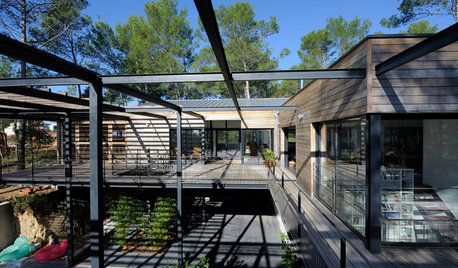 Architecture : Une superbe maison contemporaine, de bois et d'acier